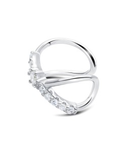 Lovely CZ Crystal Ear Cuff EC-1307
